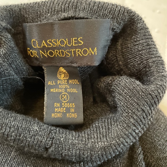 Classiques For Nordstrom Mock Neck Sweater Dress Size: M - Picture 6 of 6